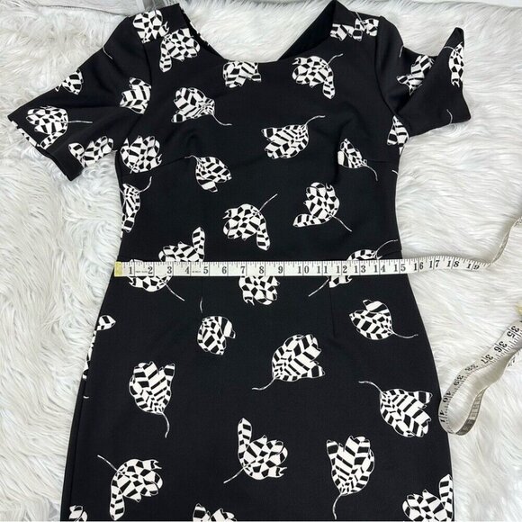 Vince Camuto Women’s Contemporary Black Floral Quiet Luxury Career Dress S/C34‎ - Picture 9 of 13